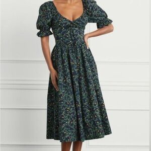 Hill House Ophelia Dress in RARE Midnight Garden print